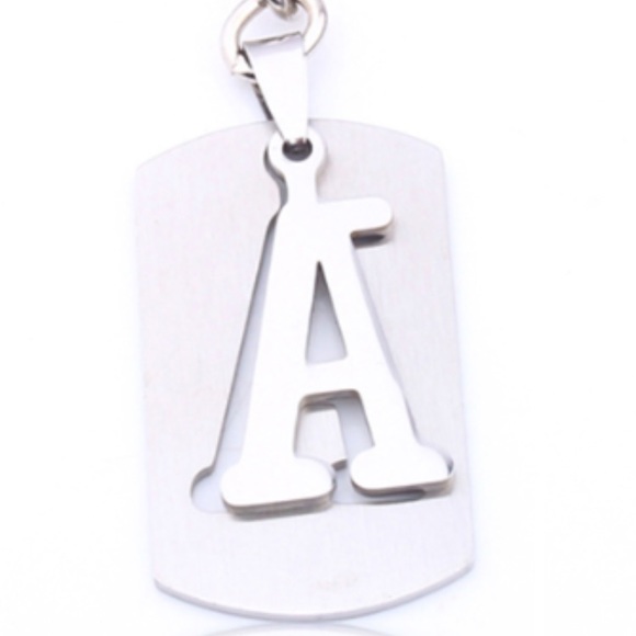 stainless steel metal keychain ev letter avail - Picture 5 of 8